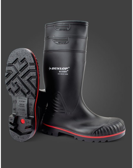 Acifort Μπότες γονάτου ασφαλείας Dunlop Acifort Heavy Duty S5