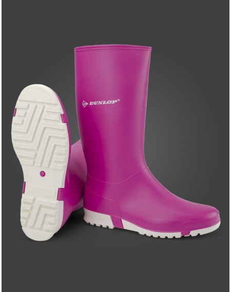 Μπότες γονάτου Dunlop Sport pink