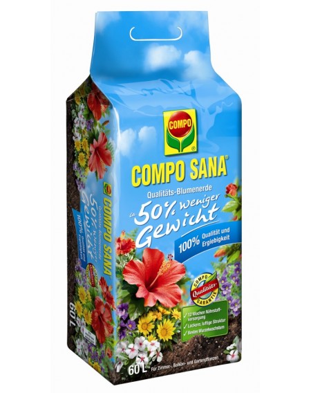 Φυτόχωμα Compo Sana γενικής χρήσης ελαφρύ 60lit