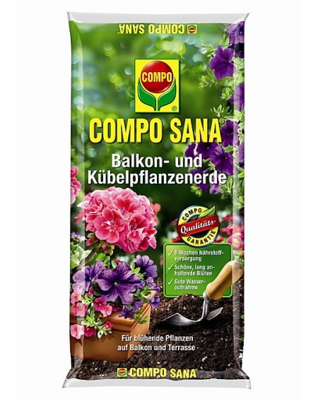 Φυτόχωμα Compo Sana για φυτά βεράντας 50lit