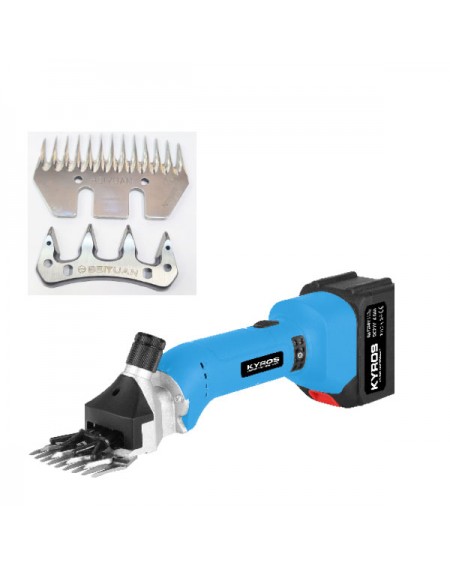 Kyros Κουρευτική μηχανη για πρόβάτων και άλλων ζώων μπαταρίας λιθίου ΚΥ401  Kyros Κουρευτική μηχανη για πρόβάτων και άλλων ζώων μπαταρίας λιθίου ΚΥ401