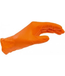 Γάντια νιτριλίου μιας χρήσης πακέτο των 50 Wurth χρώματος πορτοκαλί 