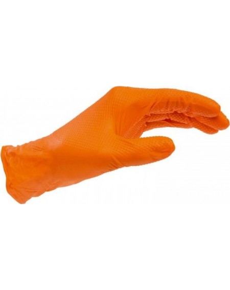 Γάντια νιτριλίου μιας χρήσης πακέτο των 50 Wurth χρώματος πορτοκαλί 